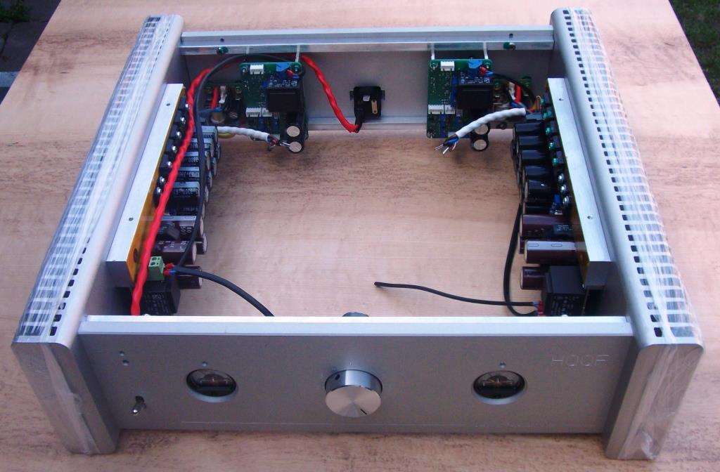 Hi-Fi zesilovač HQQF Topologie Federmann